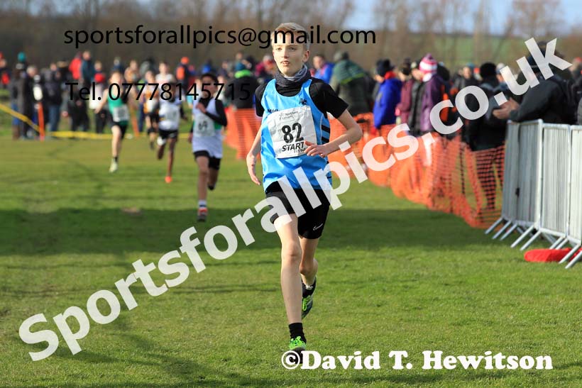 Boys under-13s 2022 Northern Cross Country Champs., Pontefract. Photo: David T. Hewitson/Sports for All Pics